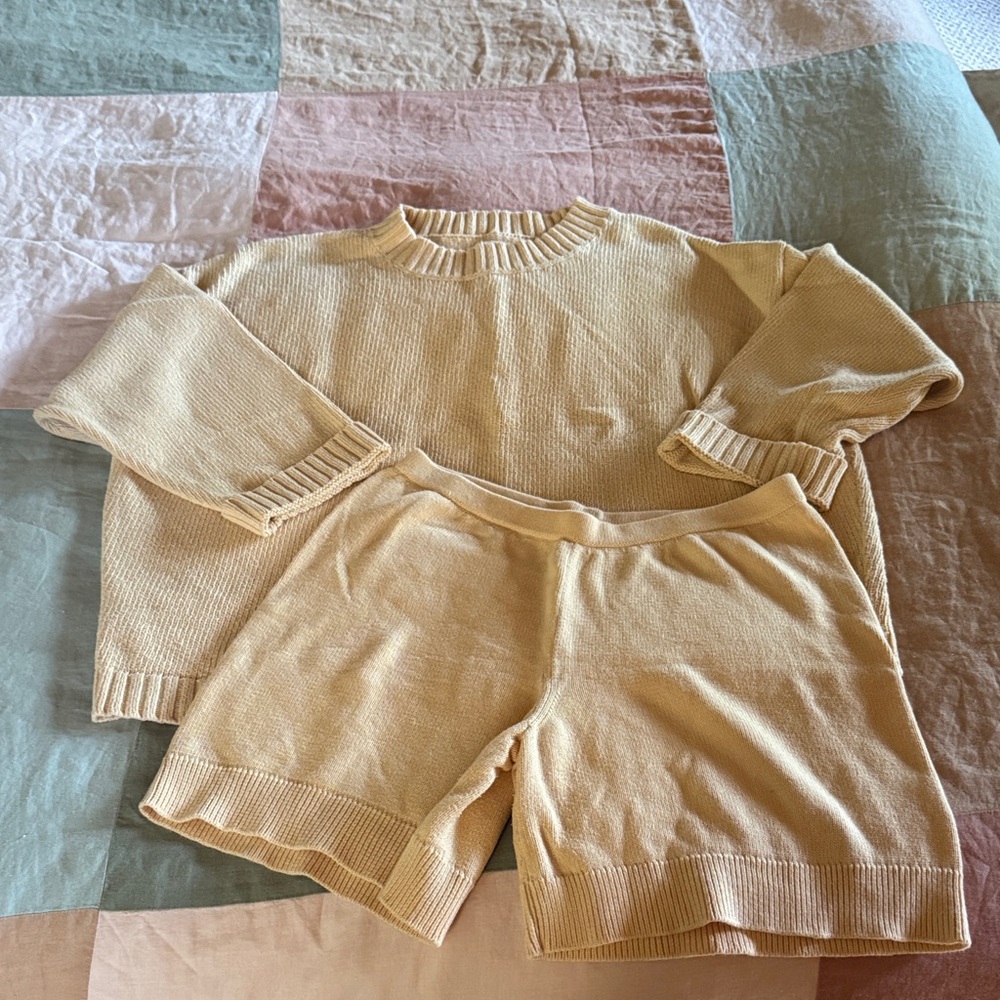 James Street Co Blake sweater knit set